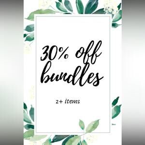 30% off 2 or more items THIS WEEK ✨